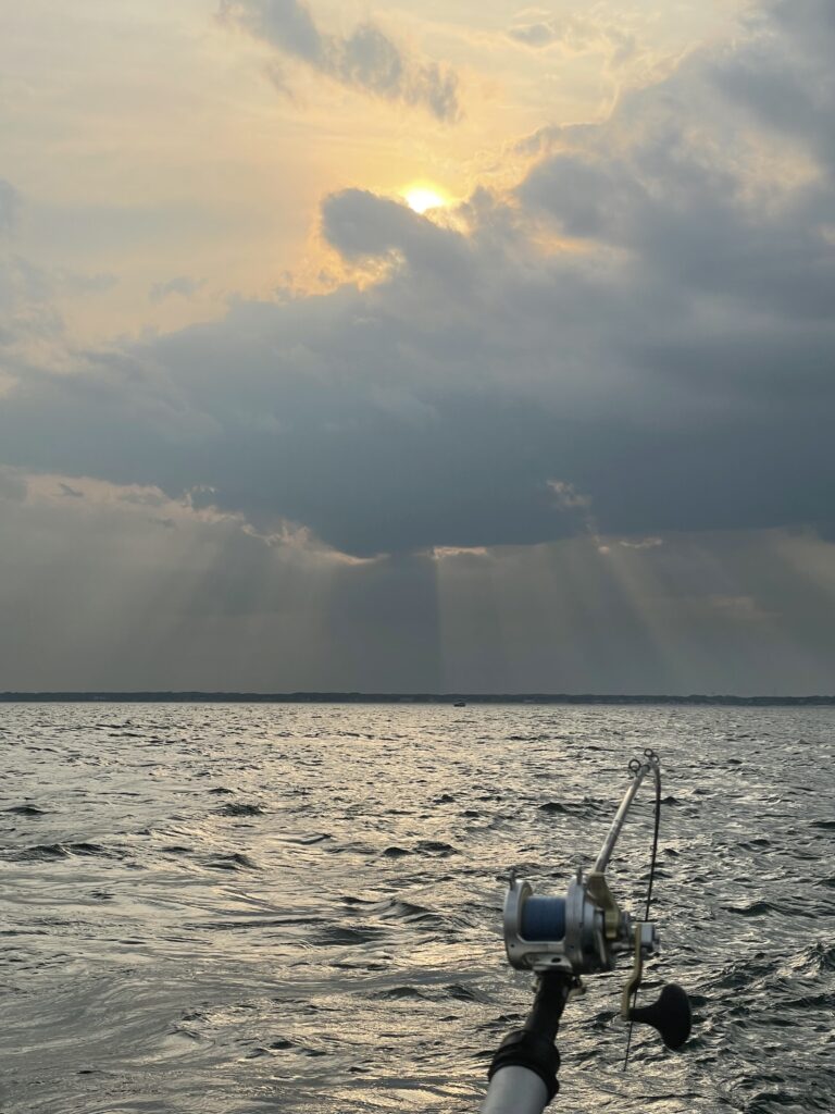 seasick on the water